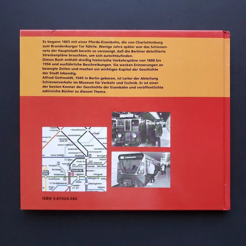 Das Berliner U- und S-Bahnnetz by Alfred Gottwaldt German Rapid Transit History